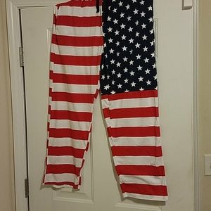 Red, White, and Blue Lounge Pants (NWOT)